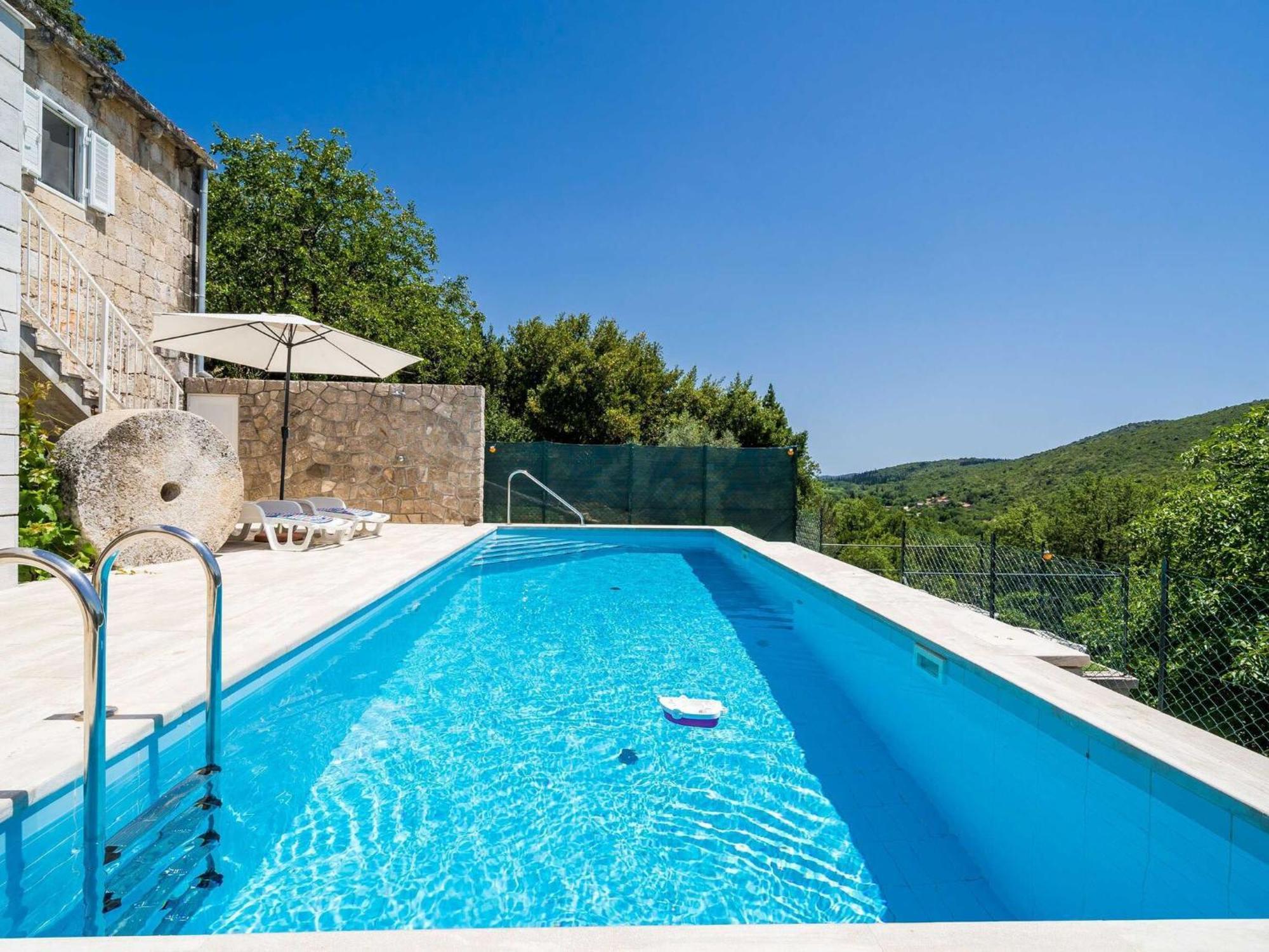 House Ko An-Four Bedroom Villa With Terrace And Swimming Pool Gruda Exterior photo