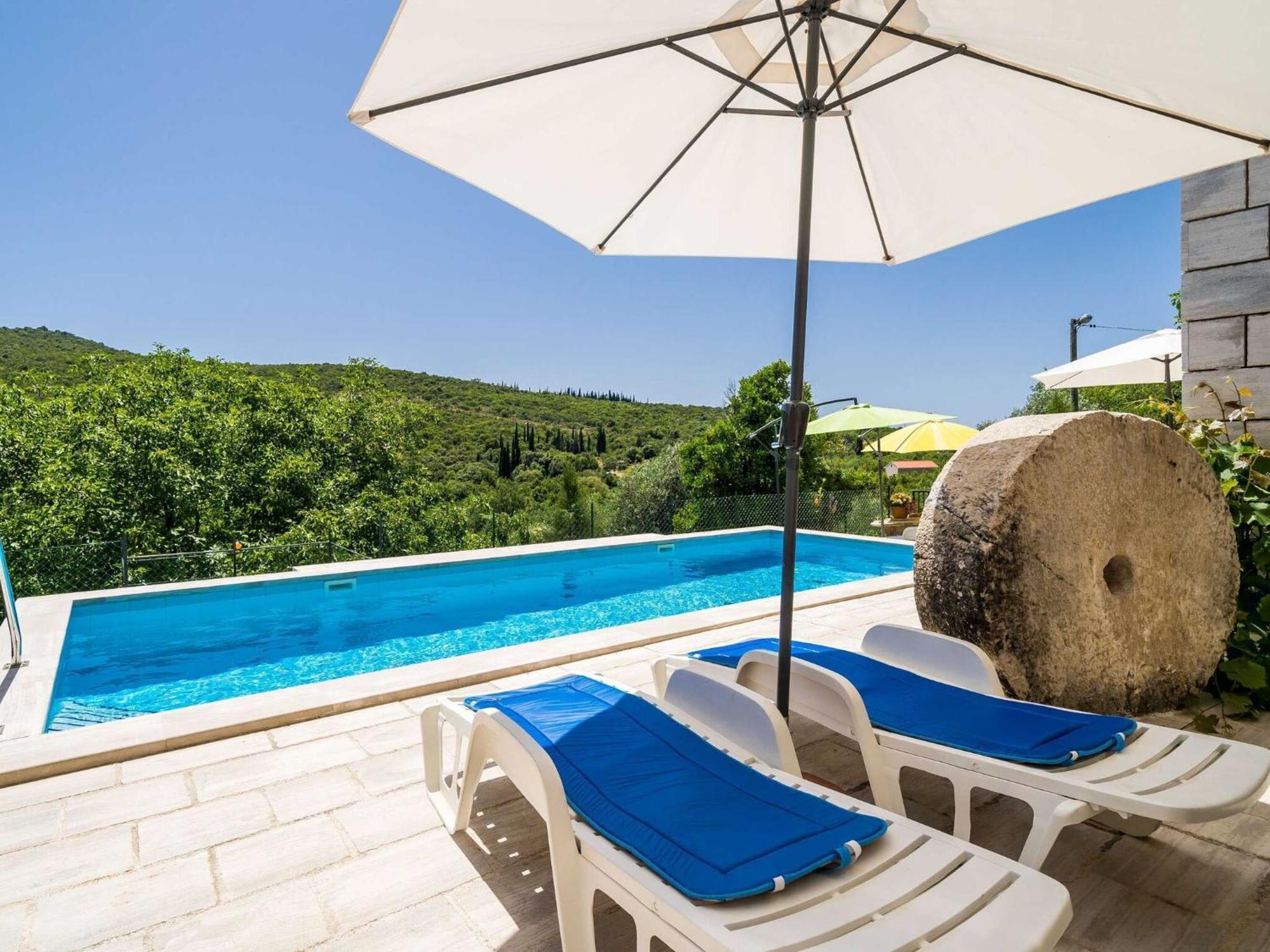 House Ko An-Four Bedroom Villa With Terrace And Swimming Pool Gruda Exterior photo